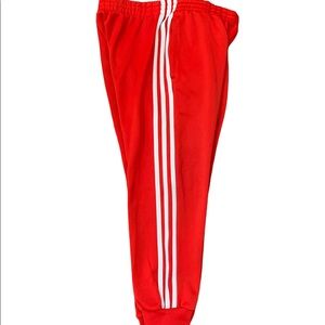 Adidas 3 stripes tapered joggers